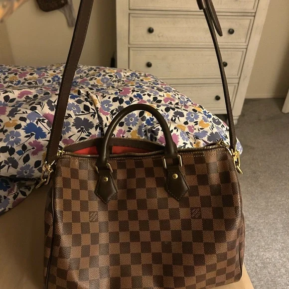 Louis Vuitton Speedy Bandouliere 30 in Damier Ebene - Picture 15 of 16